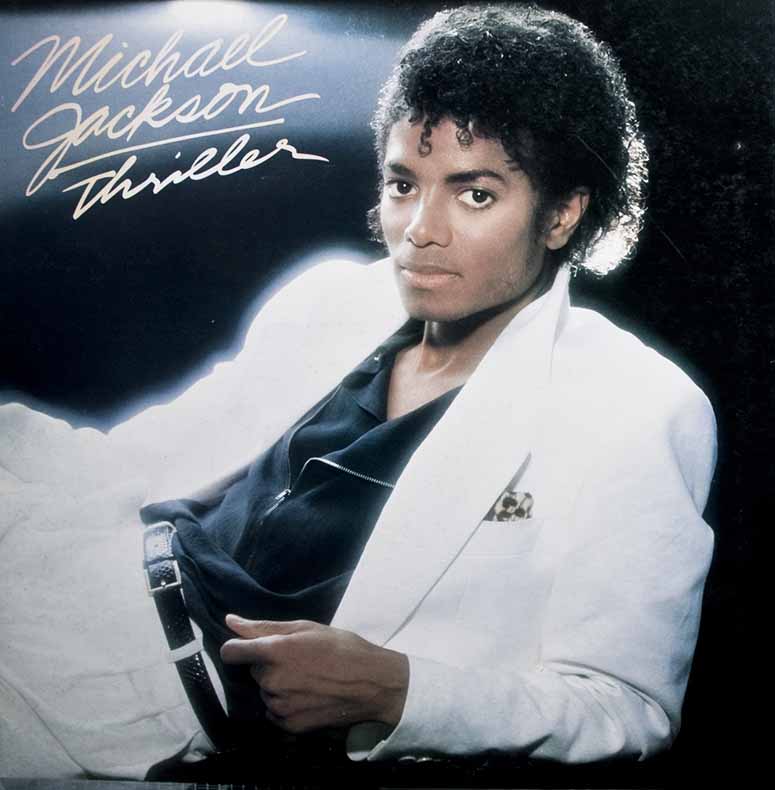 The cover of Michaels Jacksons' album Thriller