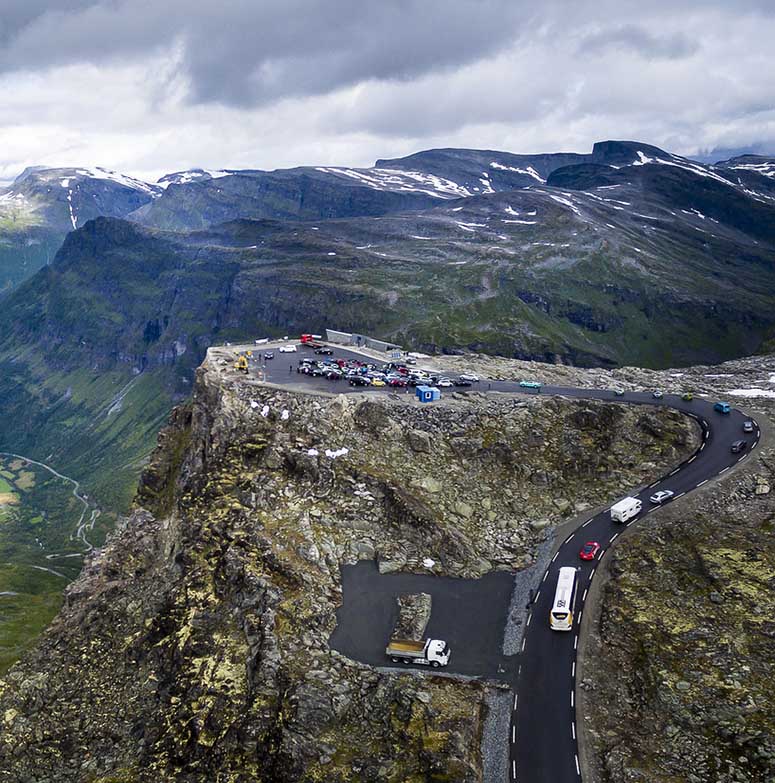 The summit of Dalsnibba