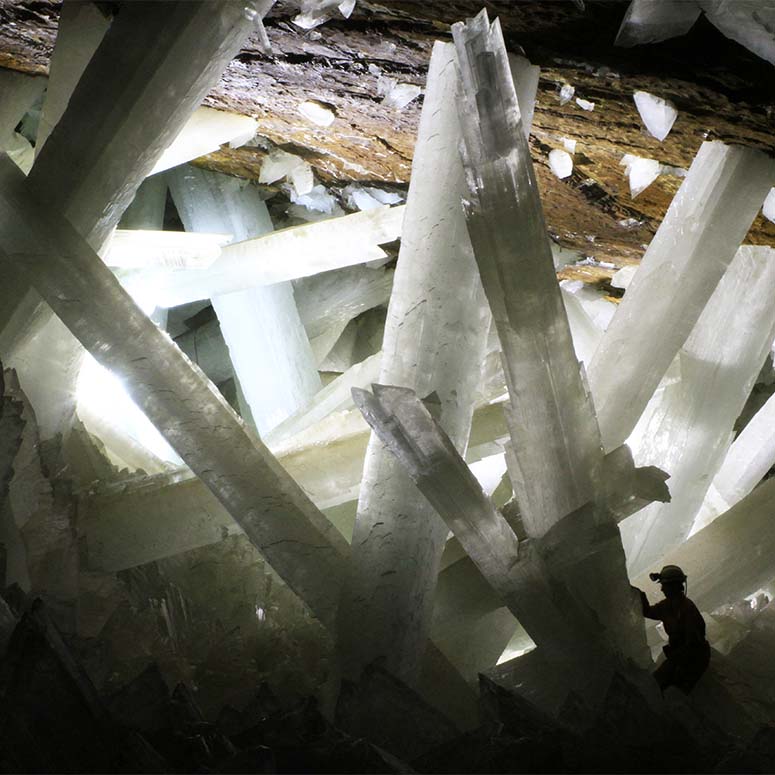Cueva de los Cristales (the crystal cave) in Mexico