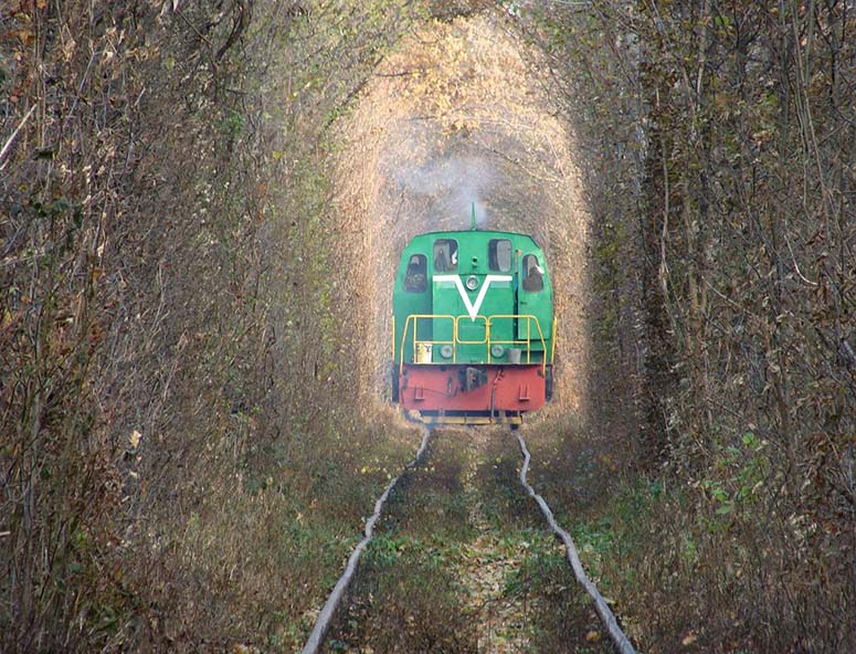 Train in the Tunnel of Love, Ukraine
