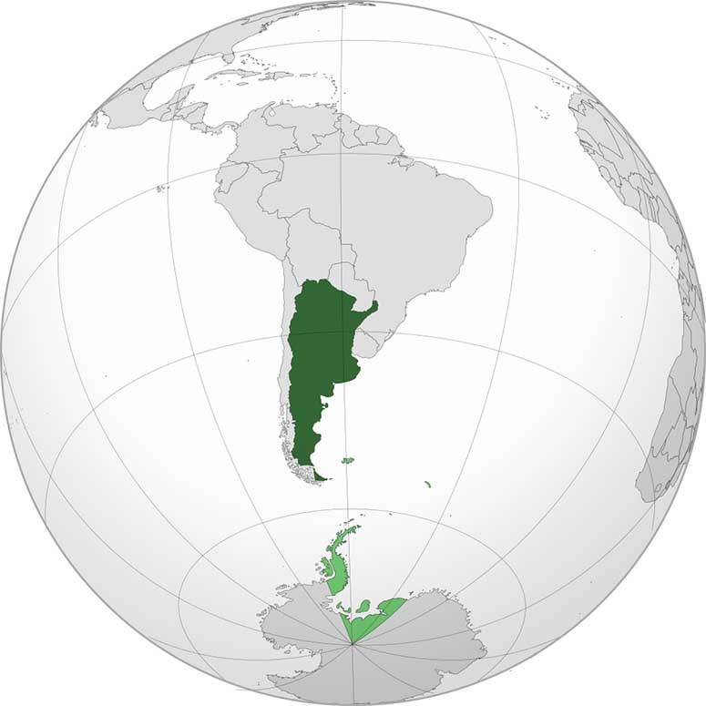 Map of Argentina