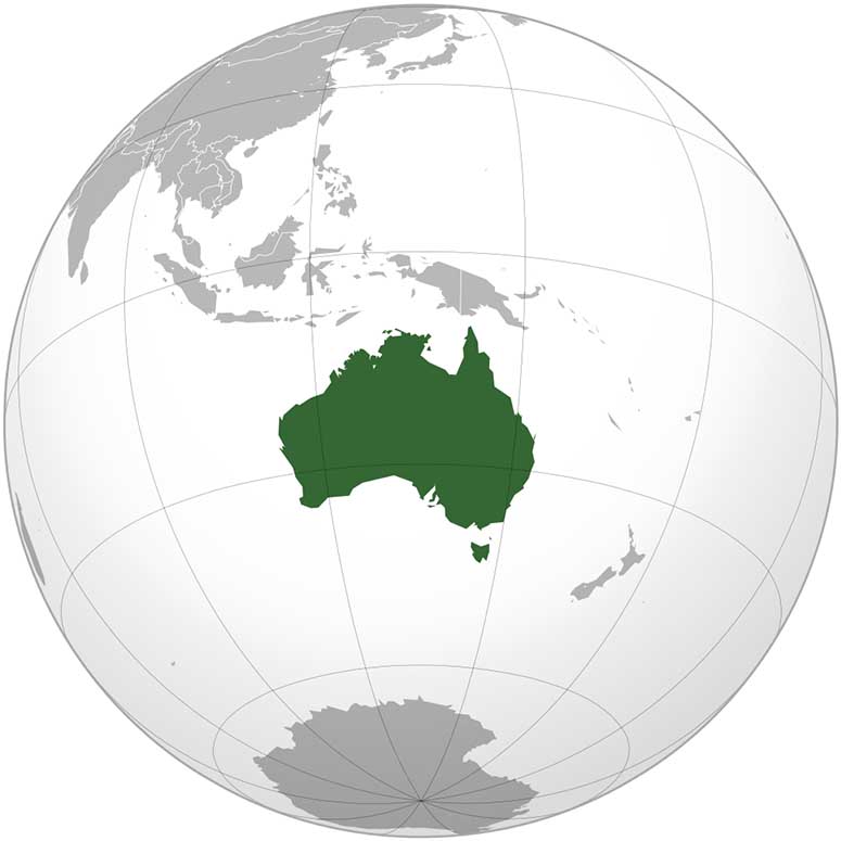 Map of Australia