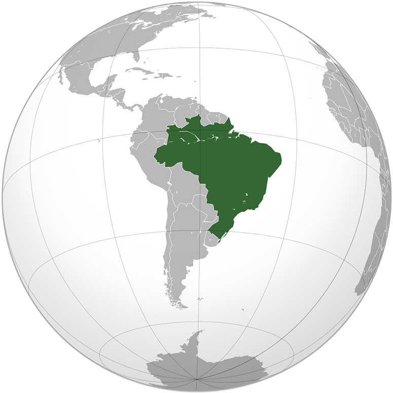 Map of Brazil