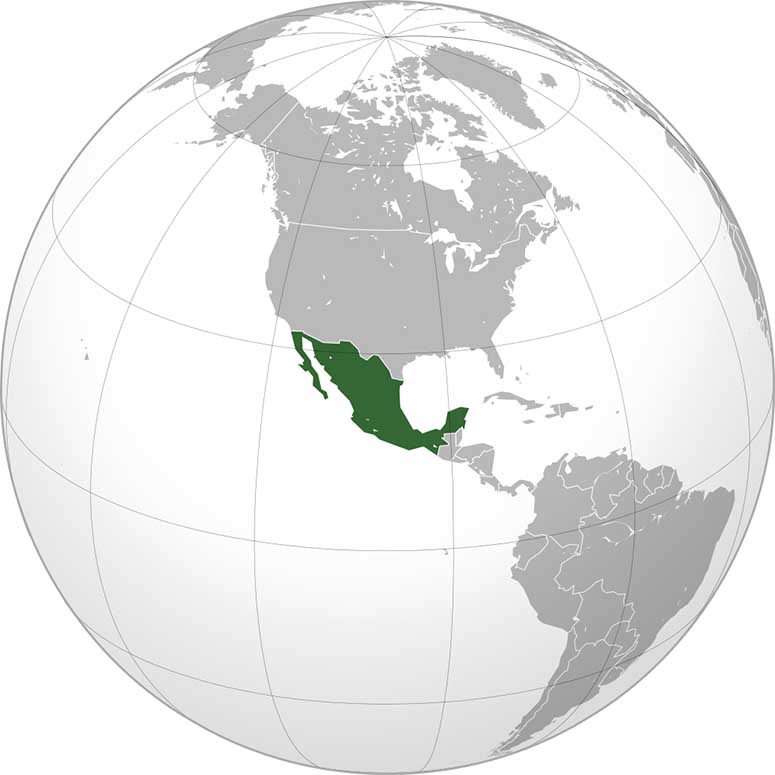 Map of Mexico