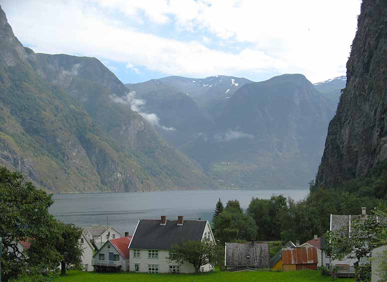 Undredal and the Aurlandsfjord