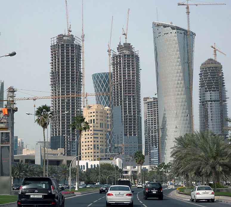 Skyscrapers in Doha, Qatar