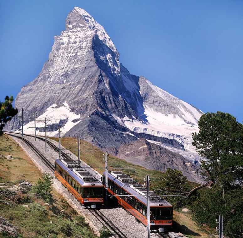 Gornergratbahn and Matterhorn