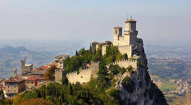 The Castle Guaita above San Marino